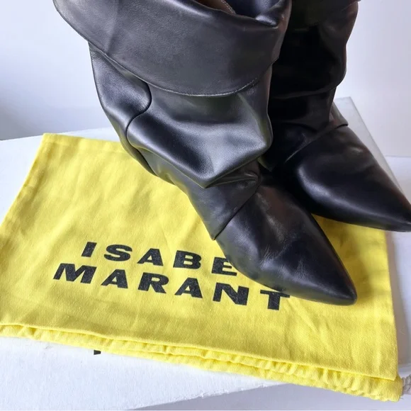 Isabel Marant Edrik kitten heel scrunch boot - Picture 14 of 16